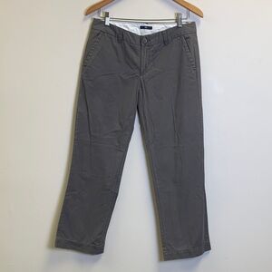 GAP Women's Gray Straight Leg Pants